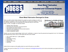 Tablet Screenshot of mhobbsandsons.com